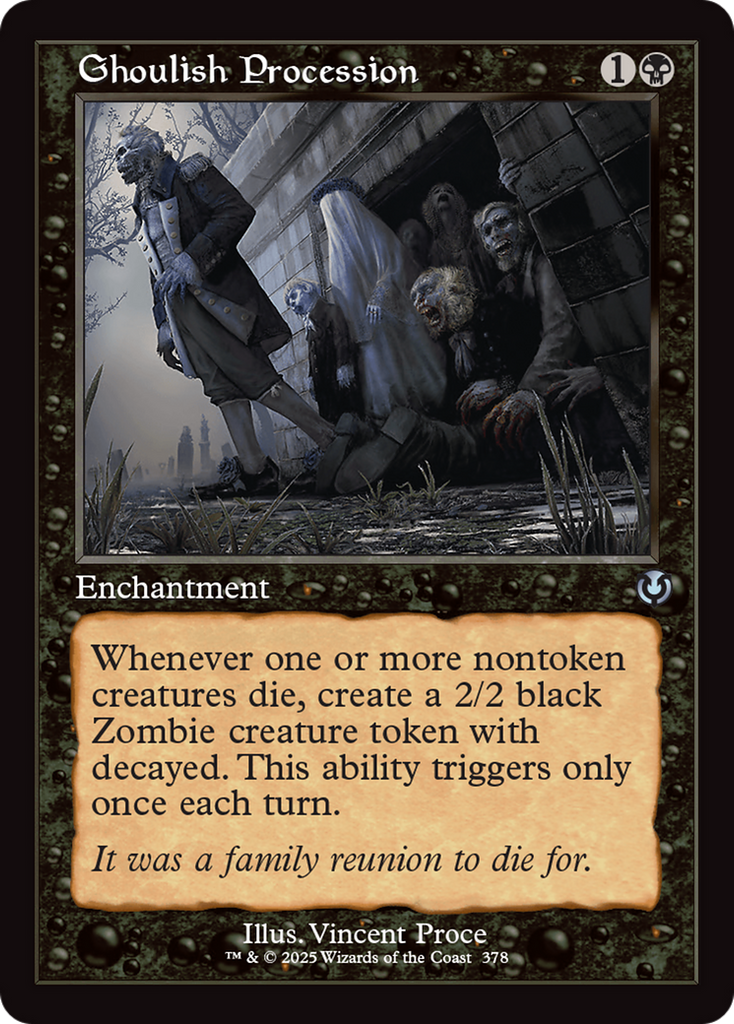 Magic: The Gathering - Ghoulish Procession - Innistrad Remastered