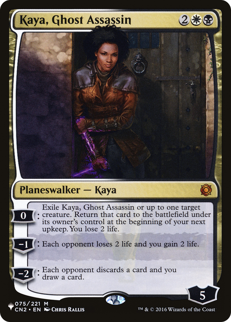 Magic: The Gathering - Kaya, Ghost Assassin - The List