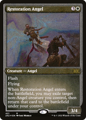 Magic: The Gathering - Restoration Angel Foil - Double Masters 2022