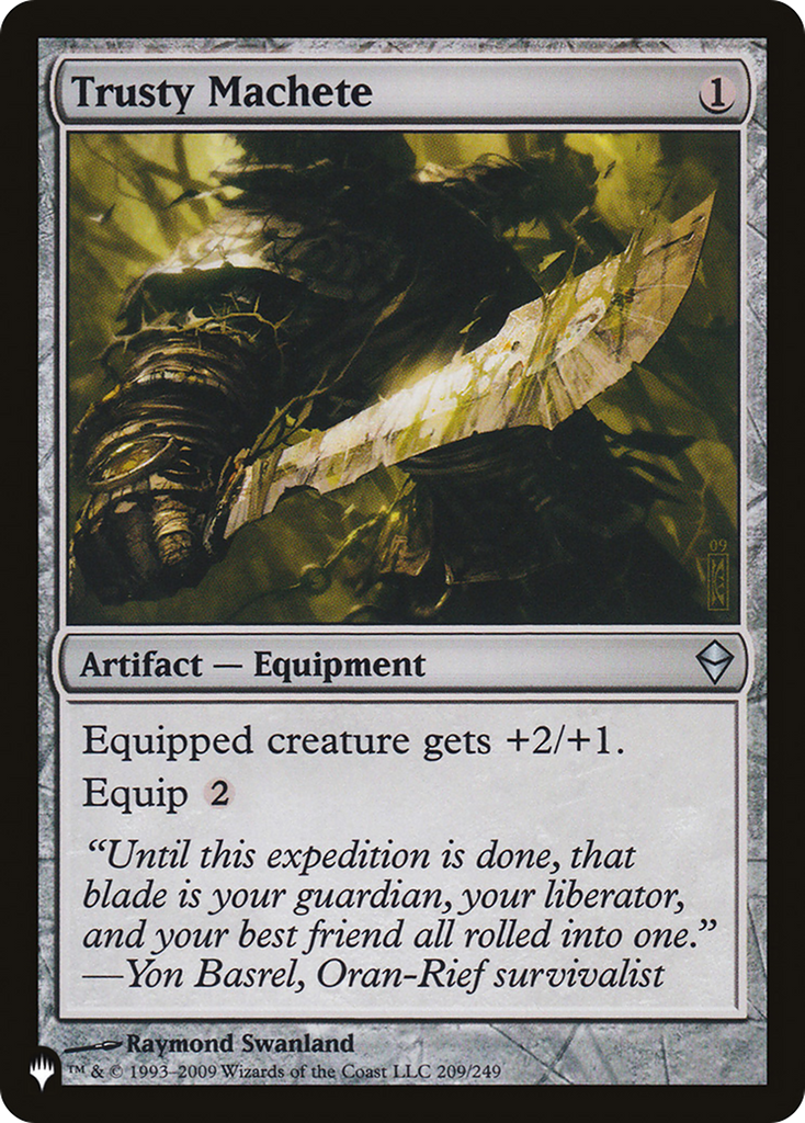 Magic: The Gathering - Trusty Machete - The List