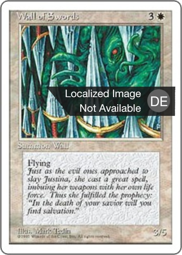 Magic: The Gathering - Schwertmauer - Fourth Edition