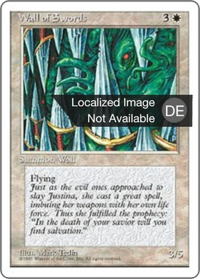 Magic: The Gathering - Schwertmauer - Fourth Edition