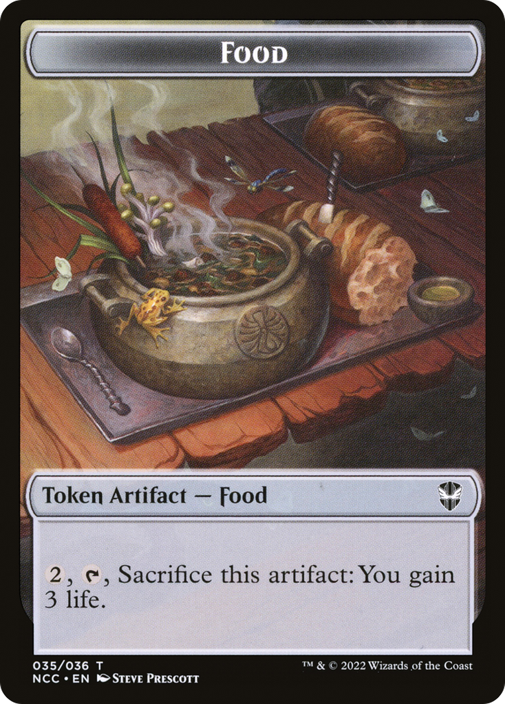Magic: The Gathering - Food Token - New Capenna Commander Tokens