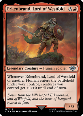 Magic: The Gathering - Erkenbrand, Lord of Westfold - The Lord of the Rings: Tales of Middle-earth