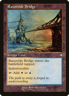 Magic: The Gathering - Razortide Bridge - The Brothers' War Commander