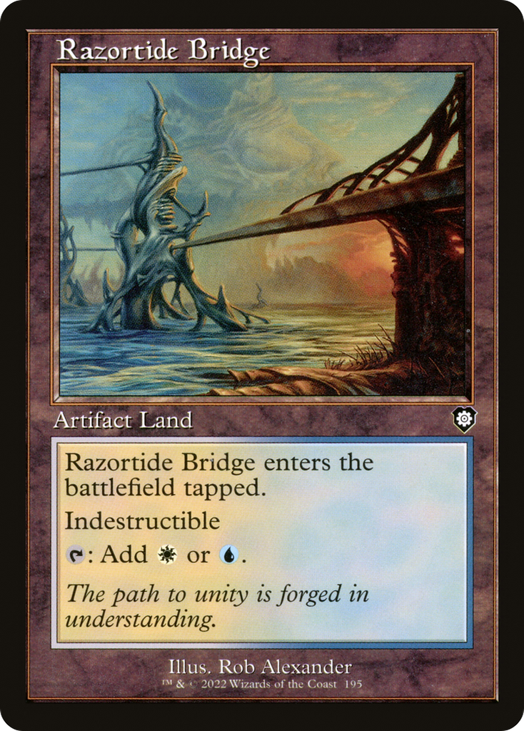 Magic: The Gathering - Razortide Bridge - The Brothers' War Commander