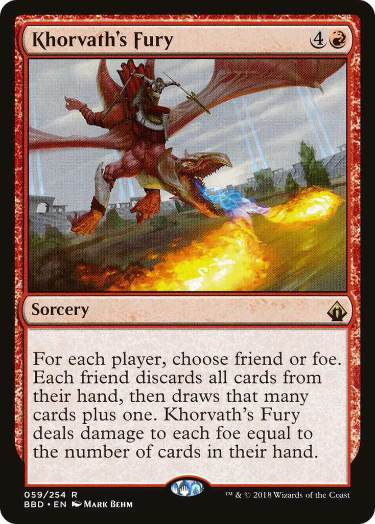 Magic: The Gathering - Khorvath's Fury Foil - Battlebond