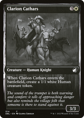 Magic: The Gathering - Clarion Cathars - Innistrad: Double Feature