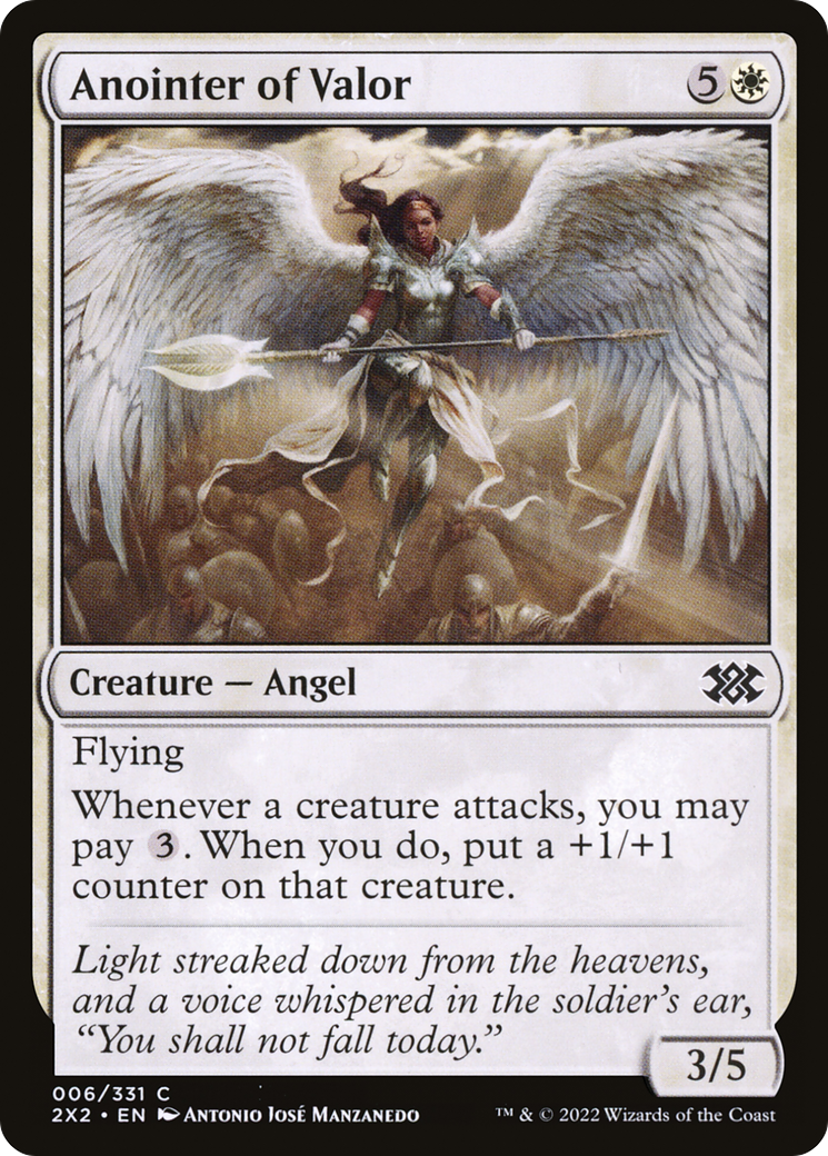 Magic: The Gathering - Anointer of Valor - Double Masters 2022