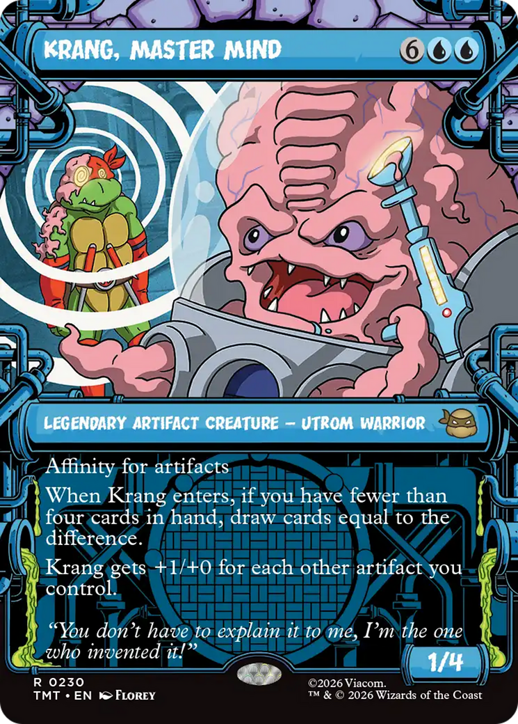 Magic: The Gathering - Krang, Master Mind - Teenage Mutant Ninja Turtles
