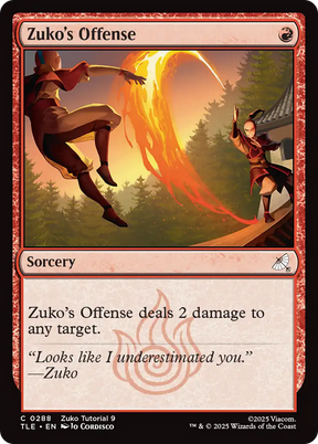 Magic: The Gathering - Zuko's Offense - Avatar: The Last Airbender Eternal