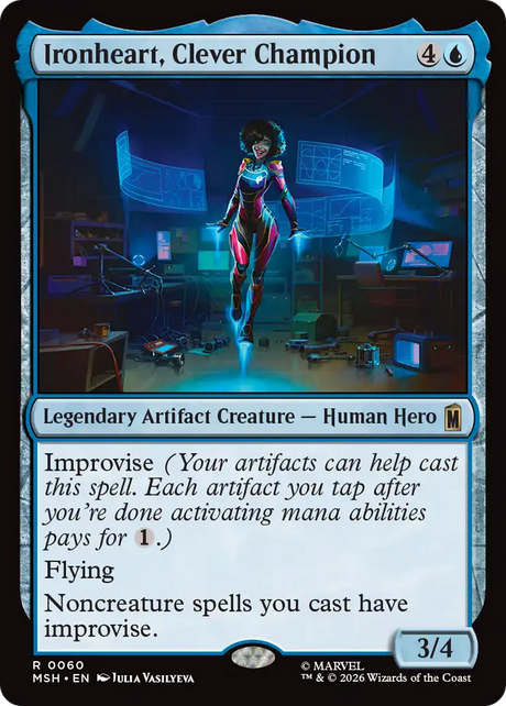 Magic: The Gathering - Ironheart, Clever Champion - Marvel Super Heroes