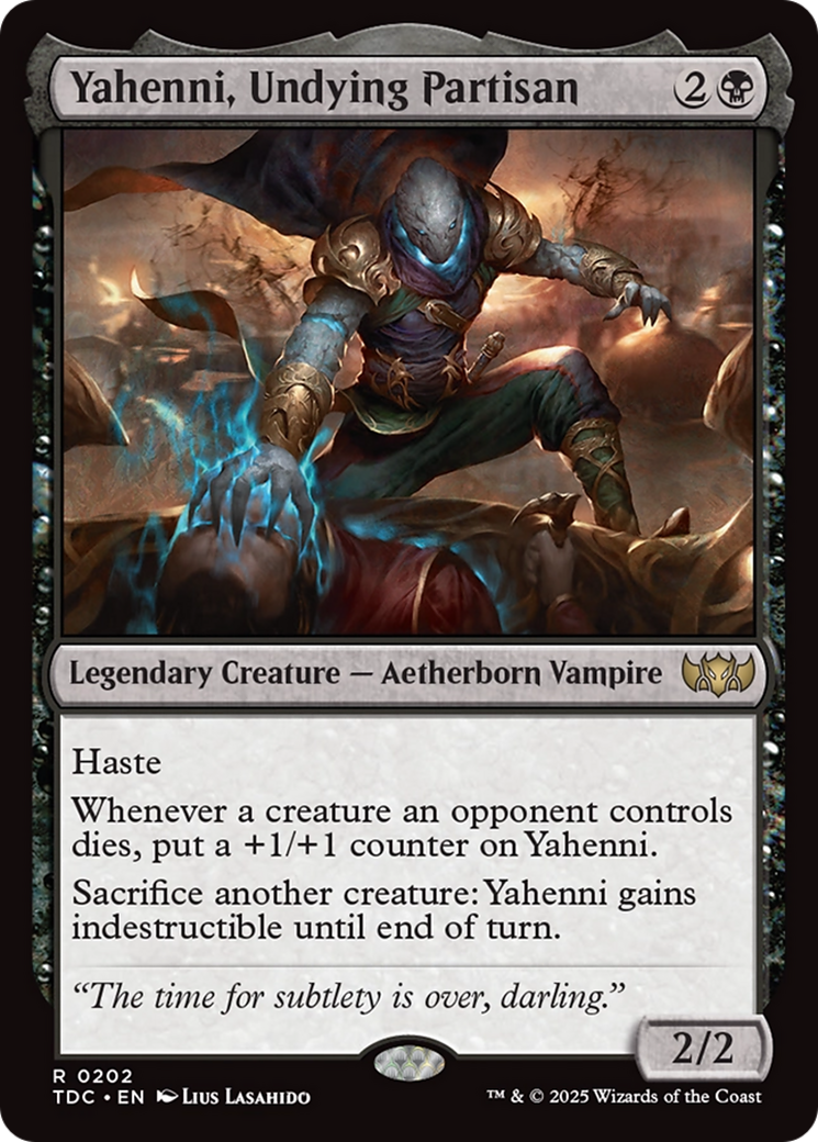 Magic: The Gathering - Yahenni, Undying Partisan - Tarkir: Dragonstorm Commander