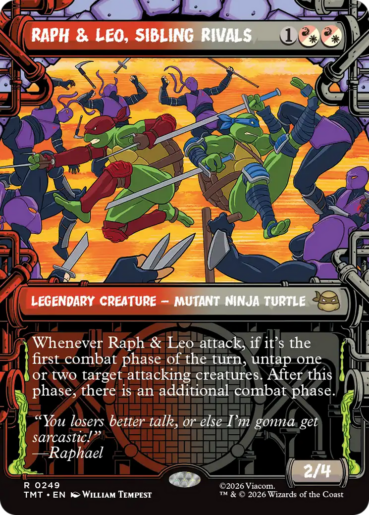 Magic: The Gathering - Raph & Leo, Sibling Rivals - Teenage Mutant Ninja Turtles
