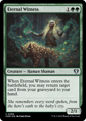 Magic: The Gathering - Eternal Witness Foil - Commander Masters