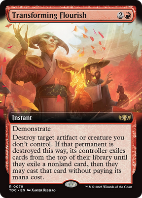Magic: The Gathering - Transforming Flourish - Tarkir: Dragonstorm Commander
