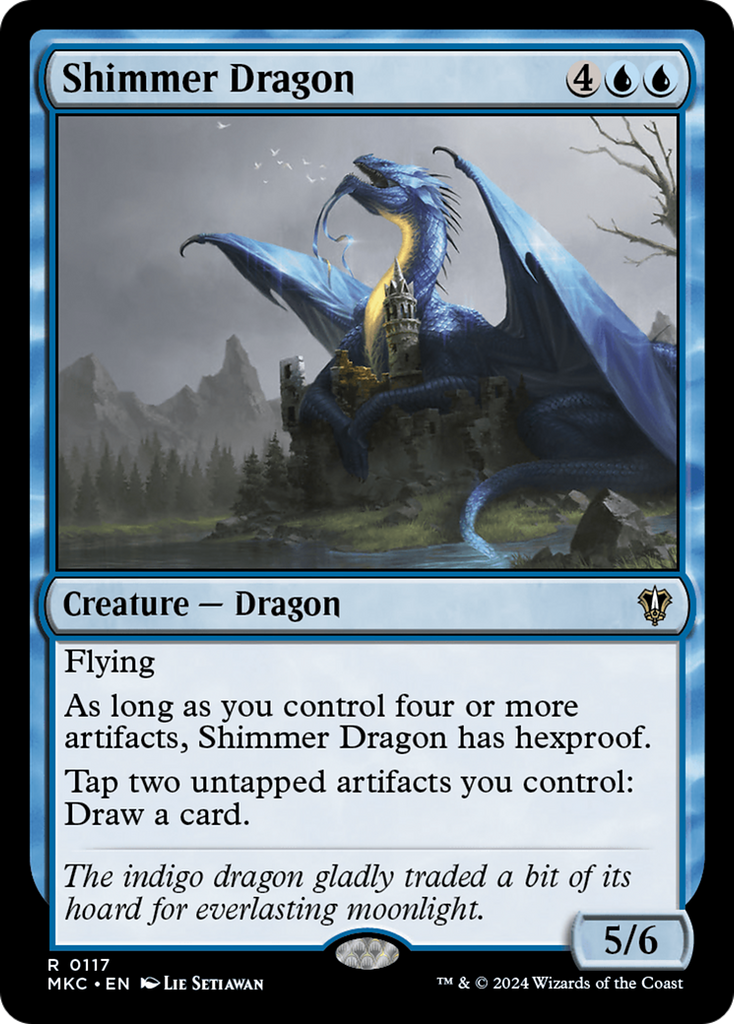 Magic: The Gathering - Shimmer Dragon - Murders at Karlov Manor Commander