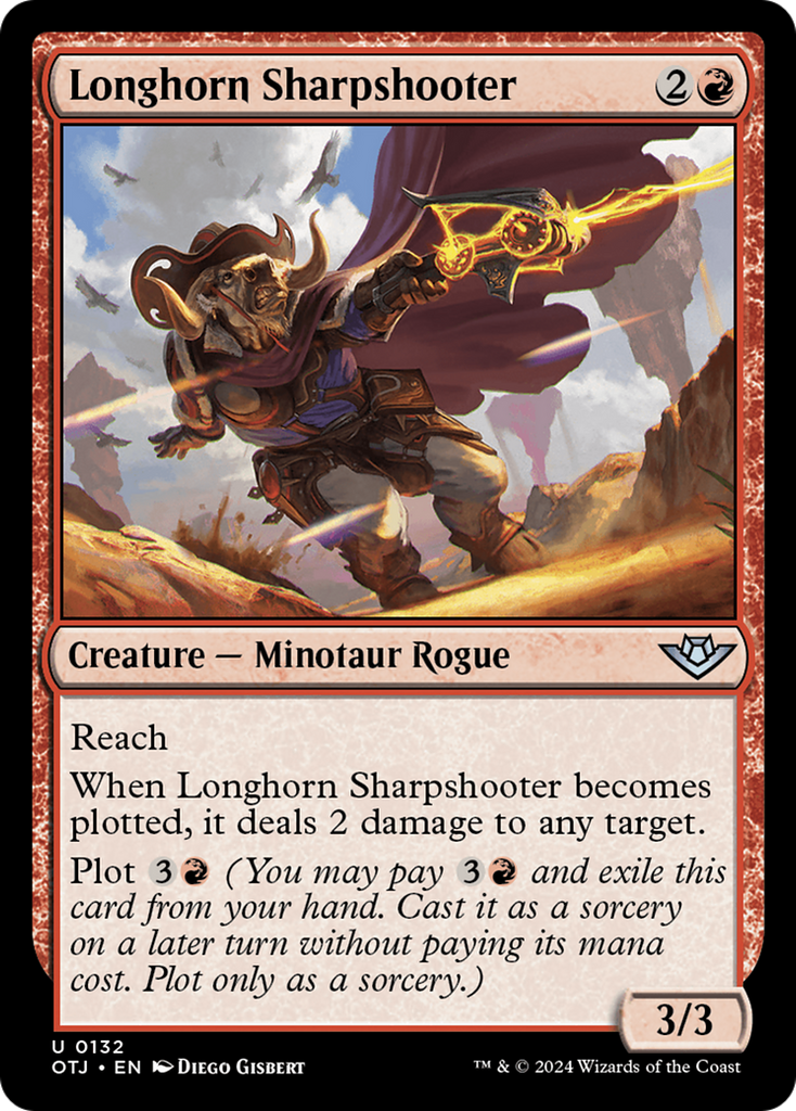 Magic: The Gathering - Longhorn Sharpshooter - Outlaws of Thunder Junction