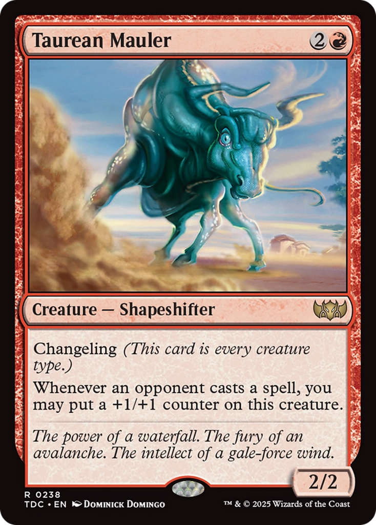 Magic: The Gathering - Taurean Mauler - Tarkir: Dragonstorm Commander