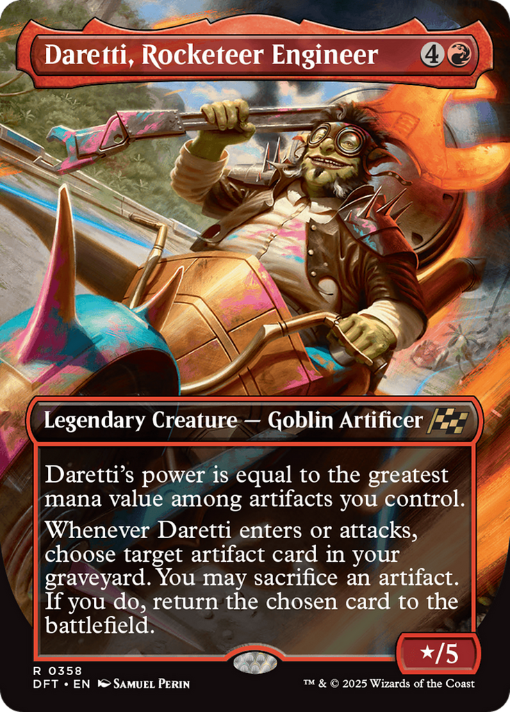 Magic: The Gathering - Daretti, Rocketeer Engineer - Aetherdrift