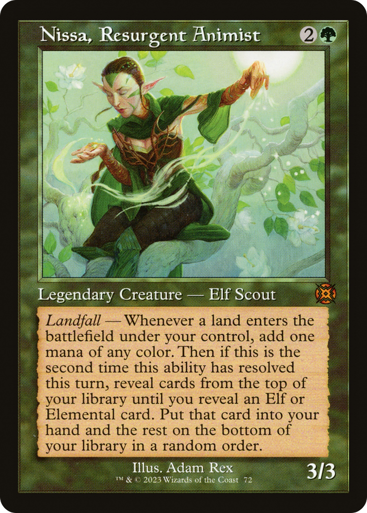 Magic: The Gathering - Nissa, Resurgent Animist - March of the Machine: The Aftermath