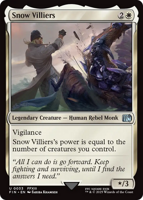 Magic: The Gathering - Snow Villiers - Final Fantasy