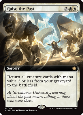 Magic: The Gathering - Raise the Past Foil - Foundations