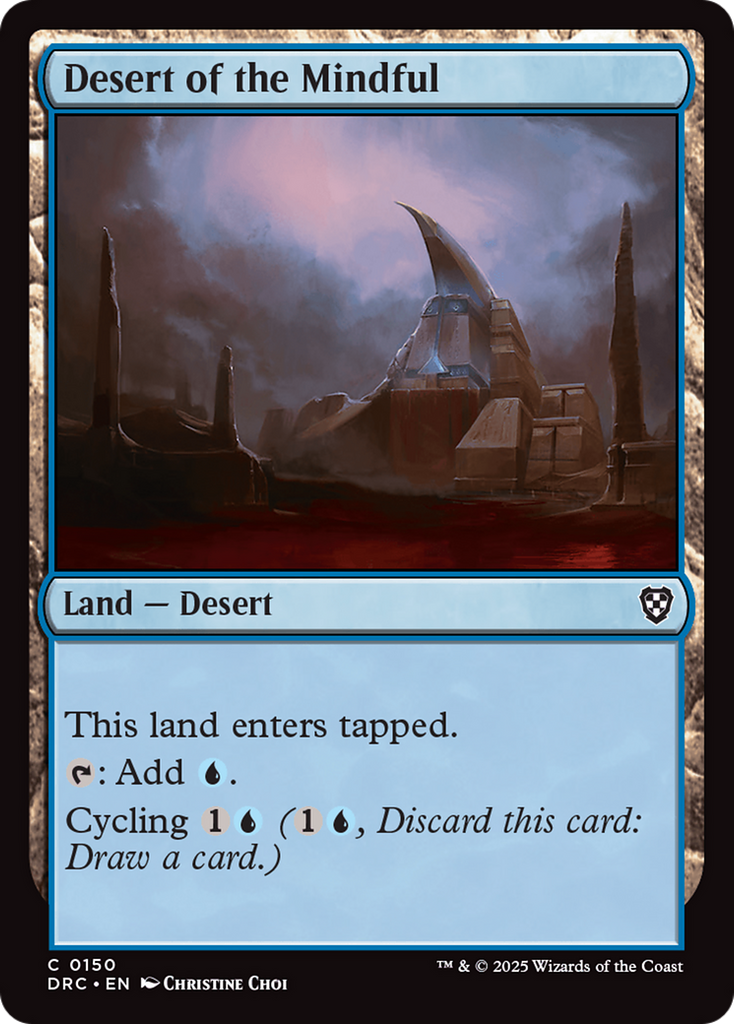 Magic: The Gathering - Desert of the Mindful - Aetherdrift Commander