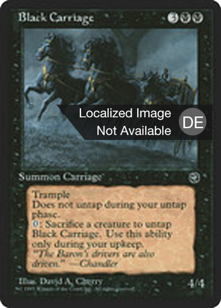 Magic: The Gathering - Schwarze Kutsche - Homelands