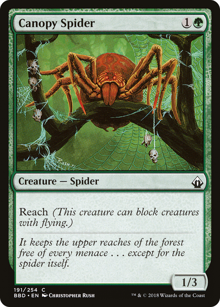 Magic: The Gathering - Canopy Spider Foil - Battlebond