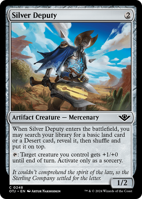 Magic: The Gathering - Silver Deputy Foil - Outlaws of Thunder Junction