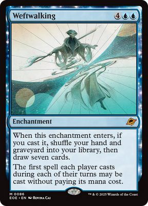 Magic: The Gathering - Weftwalking Foil - Edge of Eternities