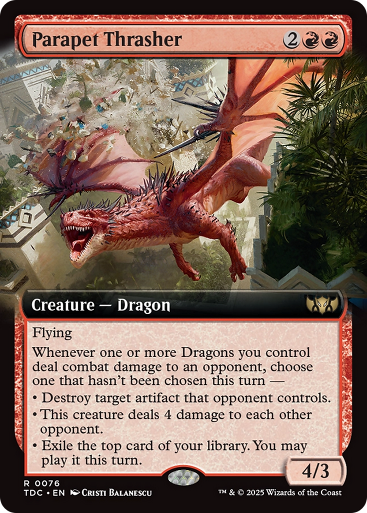 Magic: The Gathering - Parapet Thrasher - Tarkir: Dragonstorm Commander