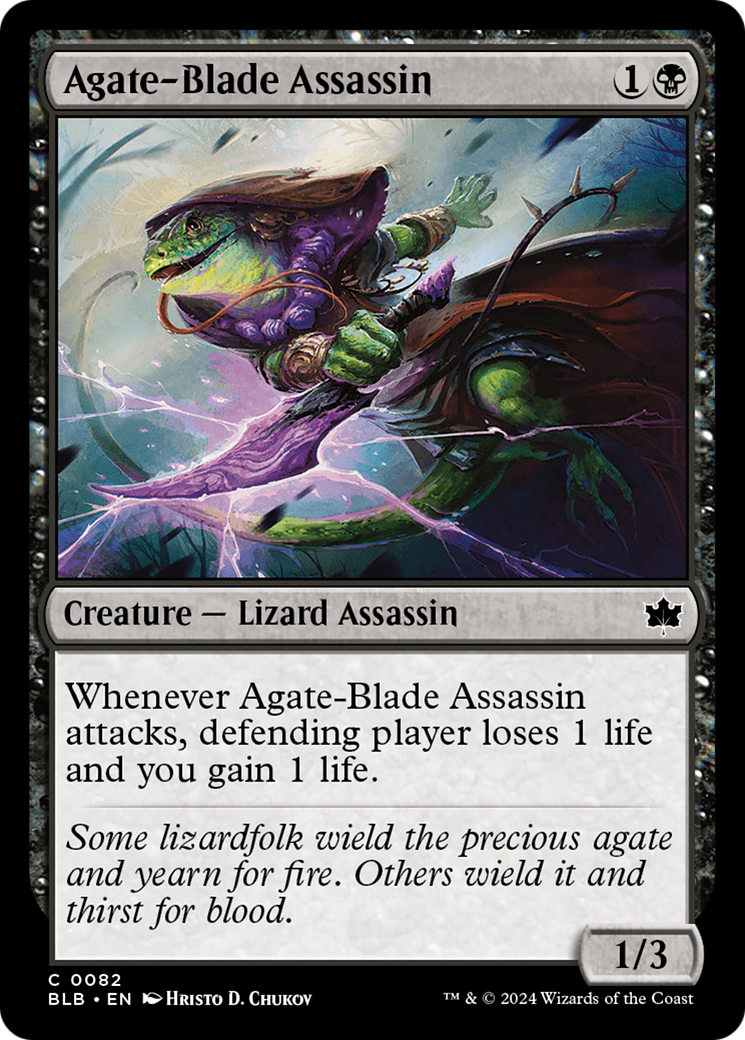 Magic: The Gathering - Agate-Blade Assassin Foil - Bloomburrow