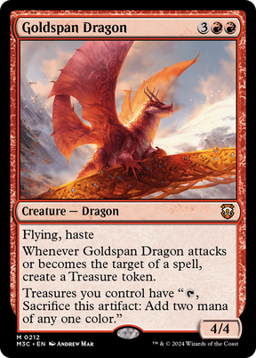 Magic: The Gathering - Goldspan Dragon - Modern Horizons 3 Commander