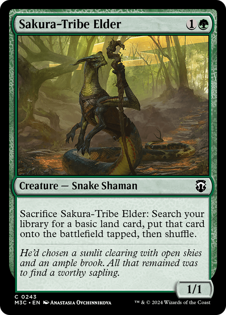 Magic: The Gathering - Sakura-Tribe Elder - Modern Horizons 3 Commander