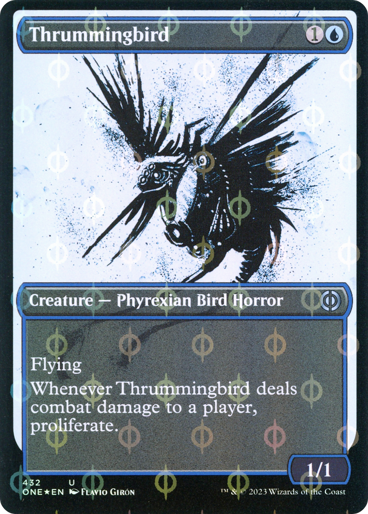 Magic: The Gathering - Thrummingbird Foil - Phyrexia: All Will Be One