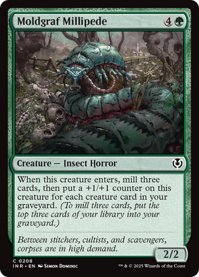 Magic: The Gathering - Moldgraf Millipede Foil - Innistrad Remastered
