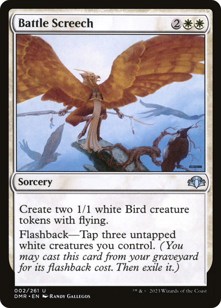Magic: The Gathering - Battle Screech - Dominaria Remastered