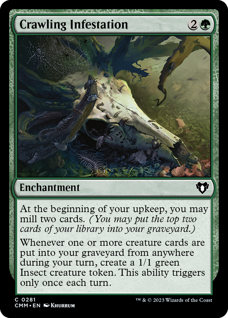 Magic: The Gathering - Crawling Infestation Foil - Commander Masters