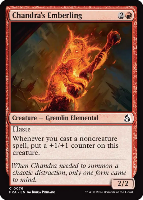Magic: The Gathering - Chandra's Emberling - Reality Fracture