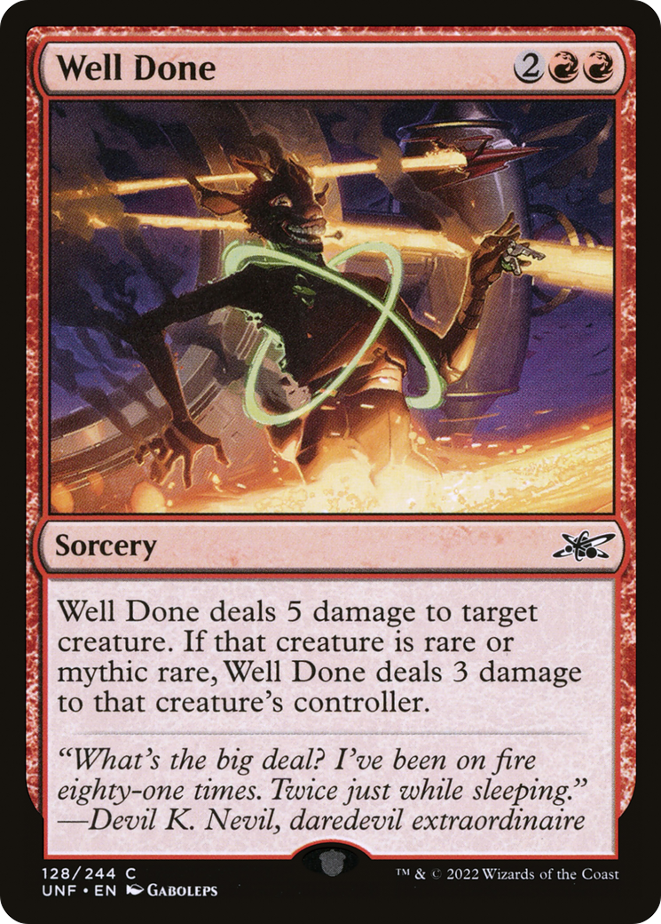 Magic: The Gathering - Well Done - Unfinity