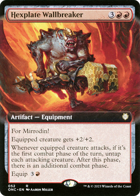 Magic: The Gathering - Hexplate Wallbreaker Foil - Phyrexia: All Will Be One Commander