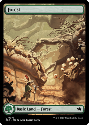 Magic: The Gathering - Forest #279 Foil - Bloomburrow