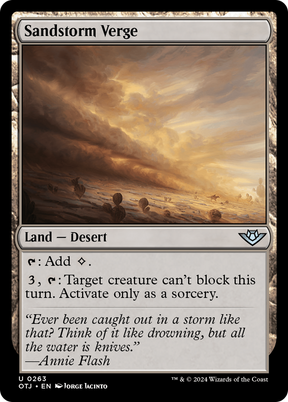 Magic: The Gathering - Sandstorm Verge Foil - Outlaws of Thunder Junction