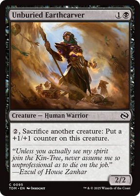 Magic: The Gathering - Unburied Earthcarver - Tarkir: Dragonstorm