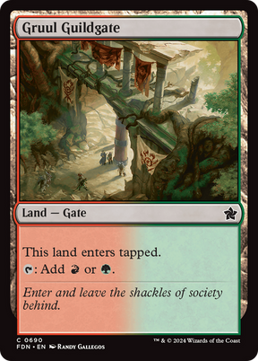 Magic: The Gathering - Gruul Guildgate - Foundations