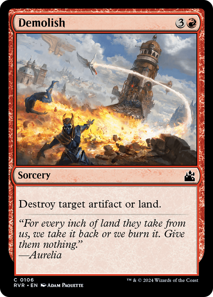 Magic: The Gathering - Demolish Foil - Ravnica Remastered