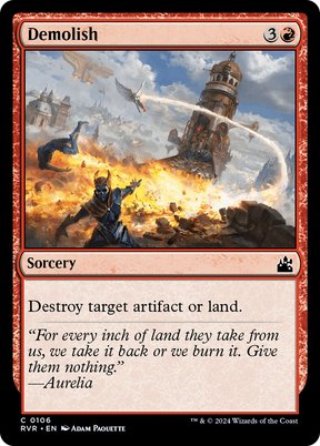 Magic: The Gathering - Demolish Foil - Ravnica Remastered