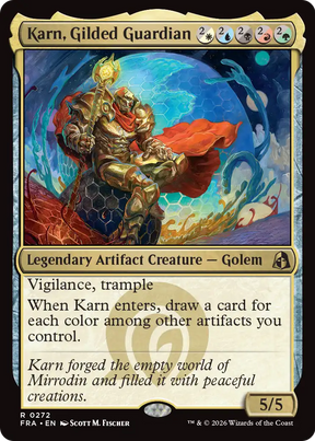 Magic: The Gathering - Karn, Gilded Guardian - Reality Fracture